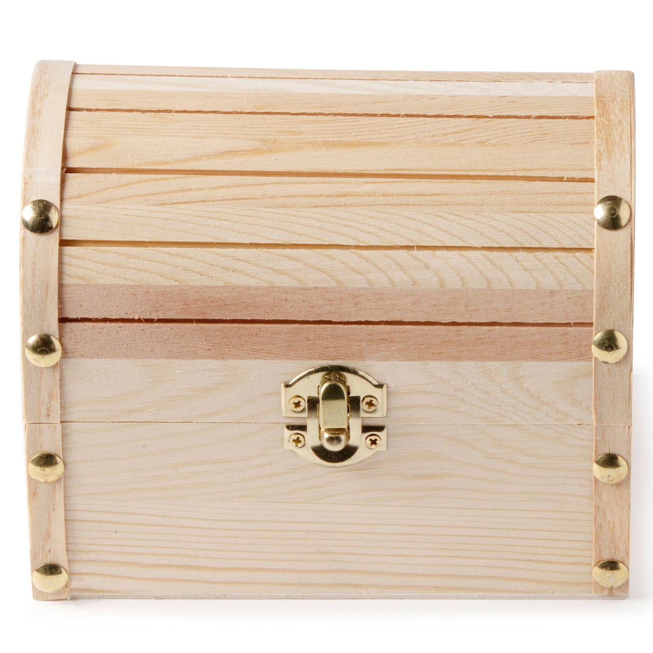 6.5&#x22; Wood Domed Box by Make Market&#xAE;